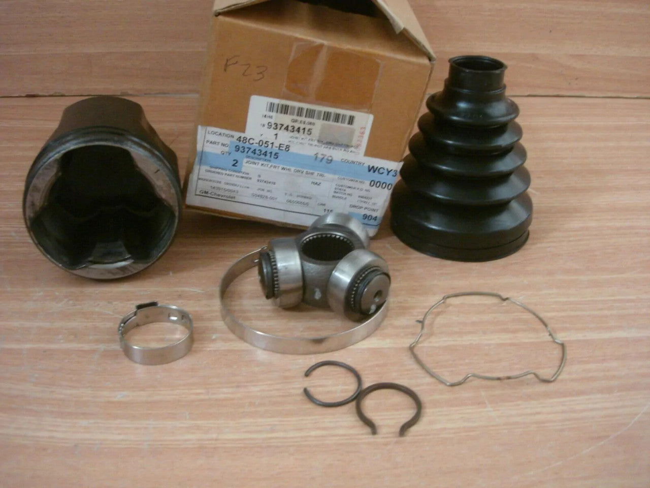 CV Joint Inner fits Chevrolet Captiva Opel Antara 93743415 Genuine View Rear