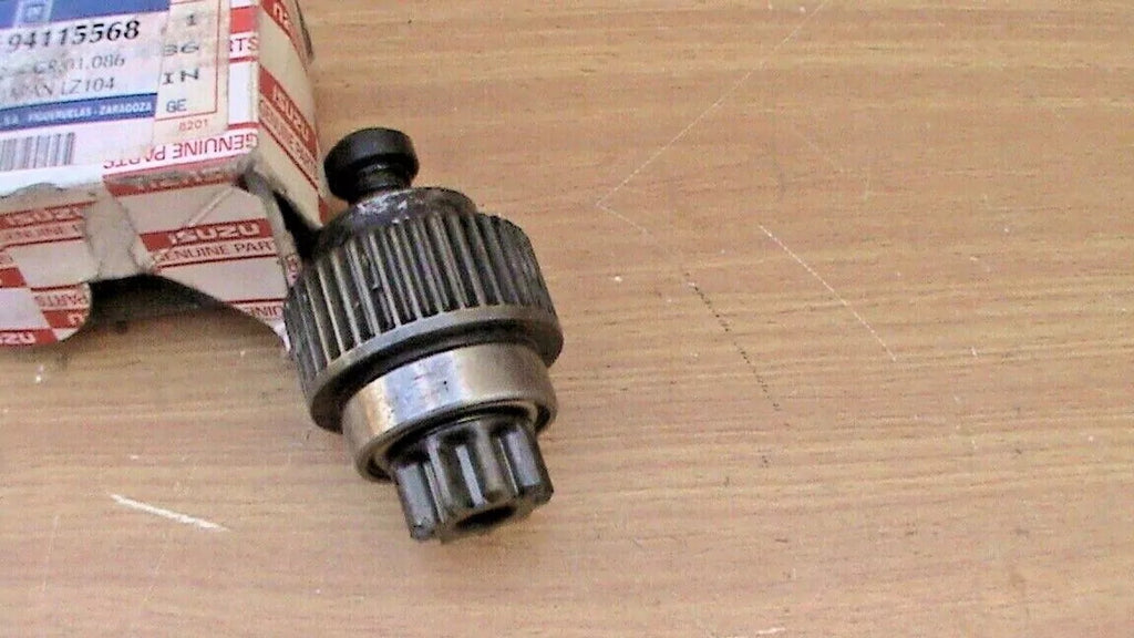 Starter Motor Clutch Gear fits Opel Euromidi Kadett E Vauxhall Cavalier Genuine 94115568 View Right