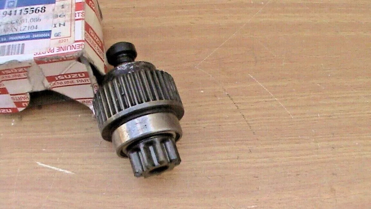 Starter Motor Clutch Gear fits Opel Euromidi Kadett E Vauxhall Cavalier Genuine 94115568 View Right