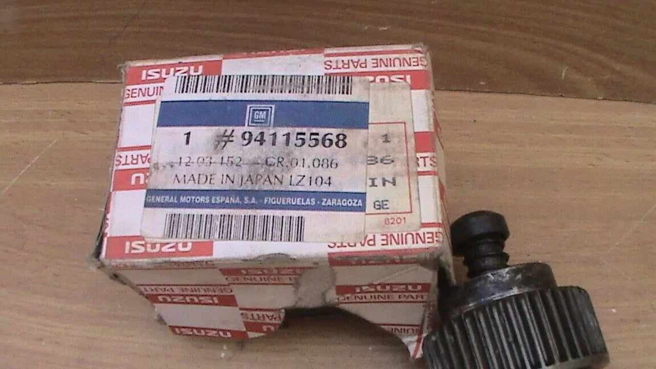 Starter Motor Clutch Gear fits Opel Euromidi Kadett E Vauxhall Cavalier Genuine 94115568 View Left