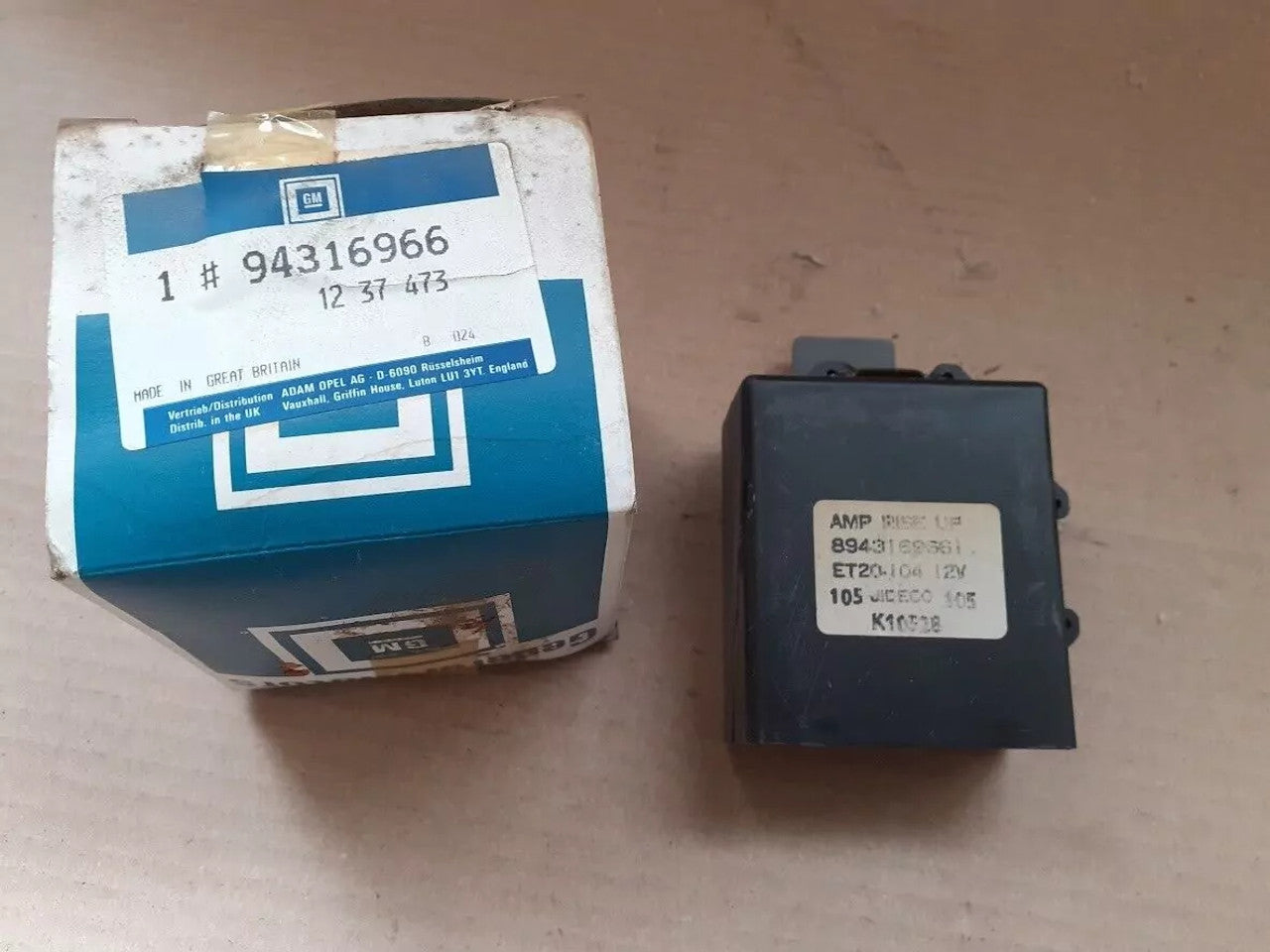 Rear Wiper Controller fits Opel Vauxhall Frontera A Isuzu MU 94316966 Genuine View Front