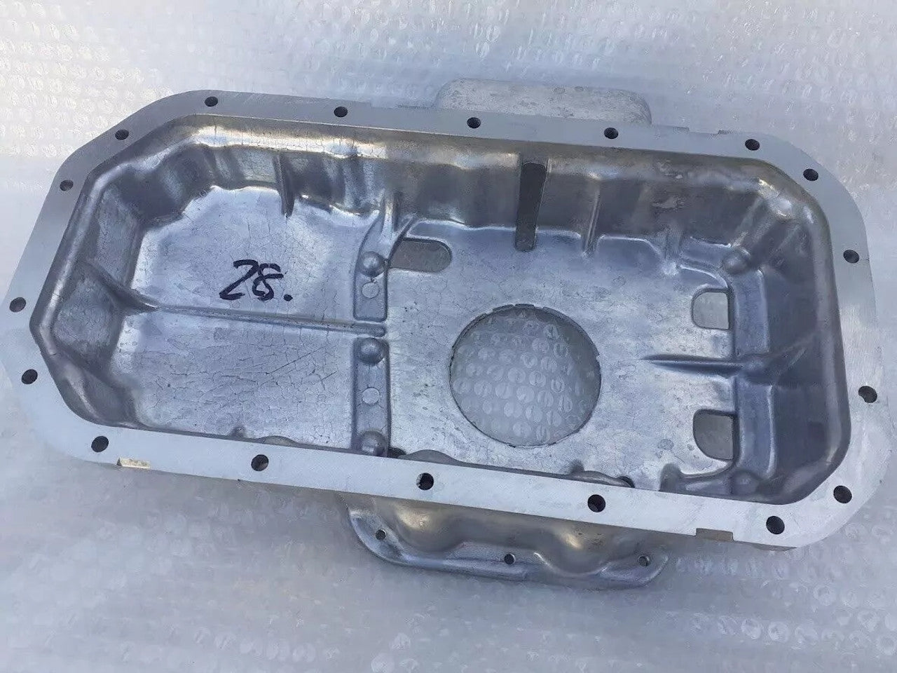 Oil Sump Pan Upper fits Opel Vauxhall 15TD 17TD X17TD 94326382 Genuine View Upper