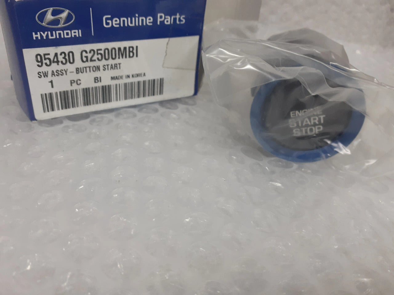95430G2500MBI Start Stop Ignition Button fits Hyundai Kia 95430-G2500MBI Genuine View Front