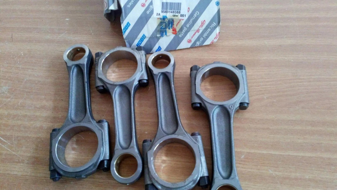 4x Connecting Rods Set Conrod fits Fiat Scudo Ducato Peugeot HDi 9569148388 View Front