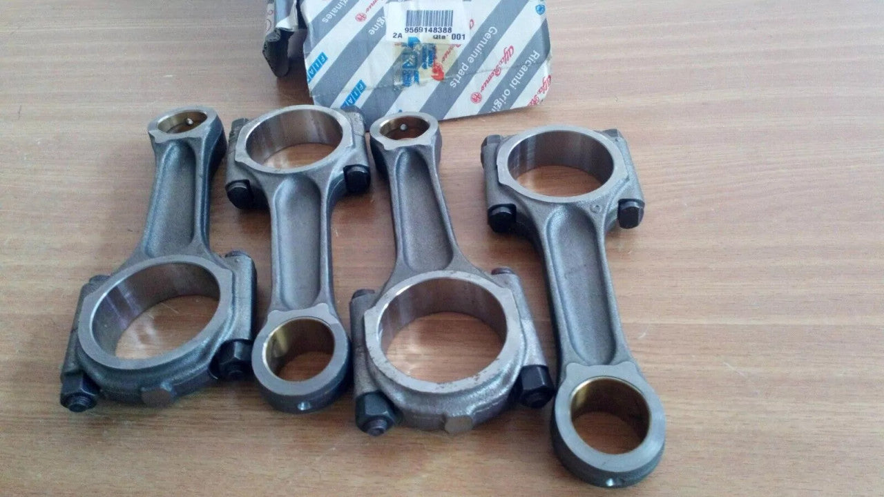 4x Connecting Rods Set Conrod fits Fiat Scudo Ducato Peugeot HDi 9569148388 View Rear