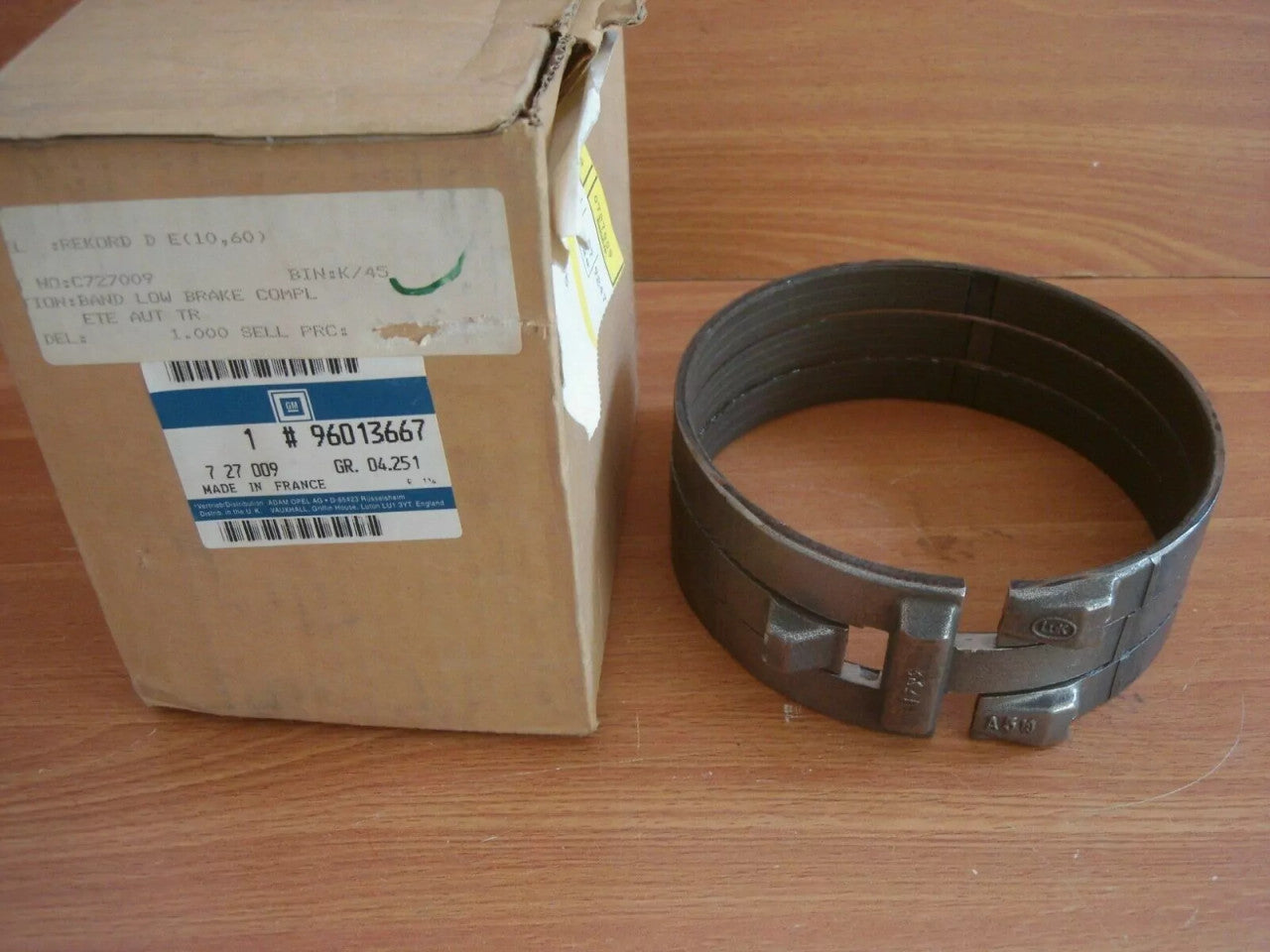 A/T Band Low Brake fits Opel Rekord D E 96013667 Genuine View Front