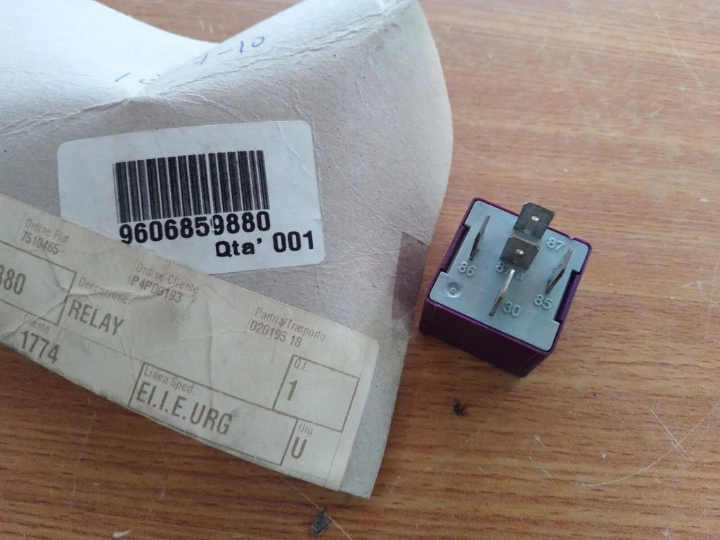 Relay fits Fiat Ulysse Scudo Lancia Z Phedra 9606859880 Genuine View Rear
