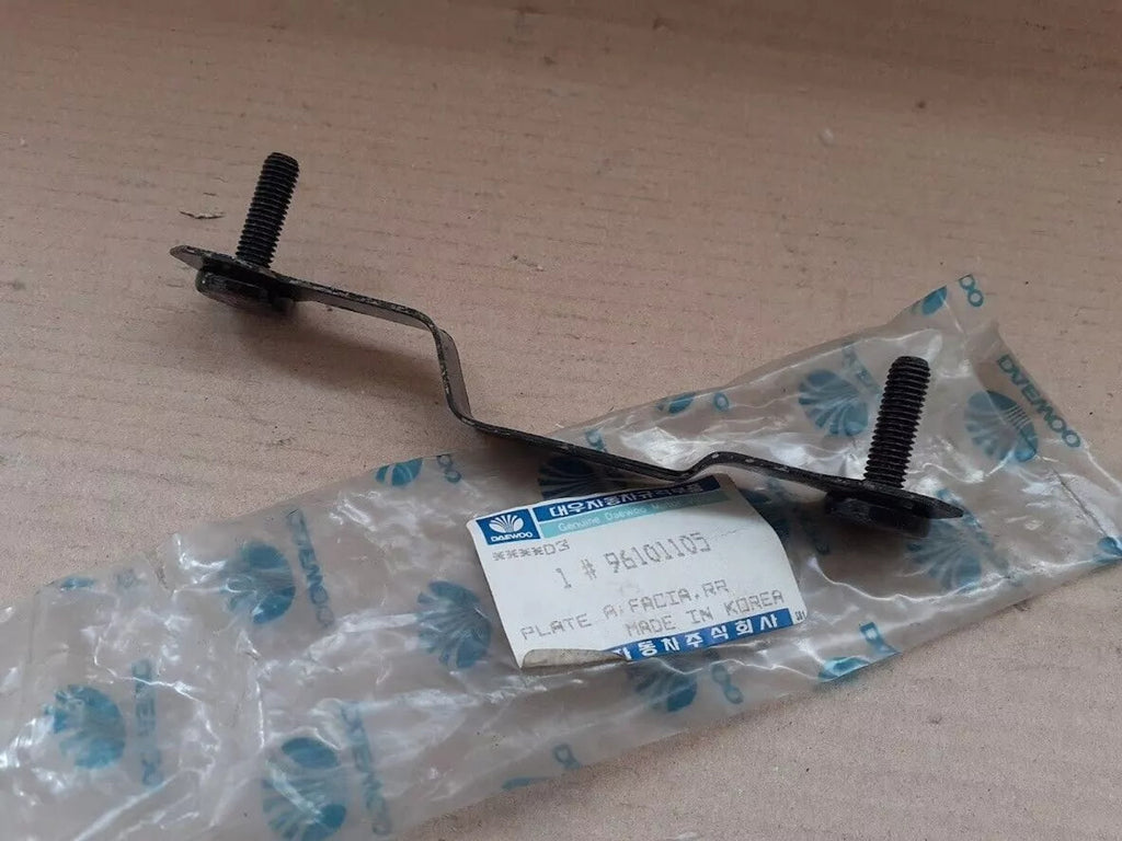 Rear Bumper Plate Bracket fits Daewoo Racer GSi Pontiac LeMans 96101105 Genuine View Rear