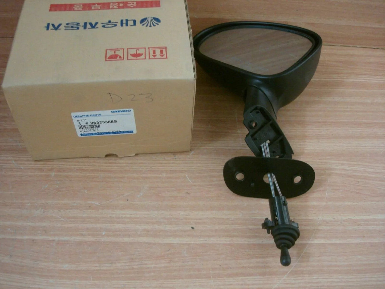 Wing Mirror Left RHD fits Daewoo Chevrolet Matiz Spark M100 96323368S Genuine View Front