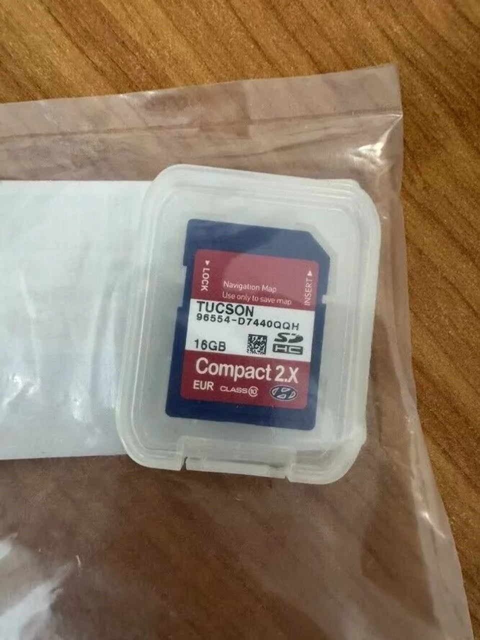 Satellite Navigation SAT NAV SD Card fits Hyundai Tucson 96554-D7440QQH Genuine 96554D7440QQH View Rear