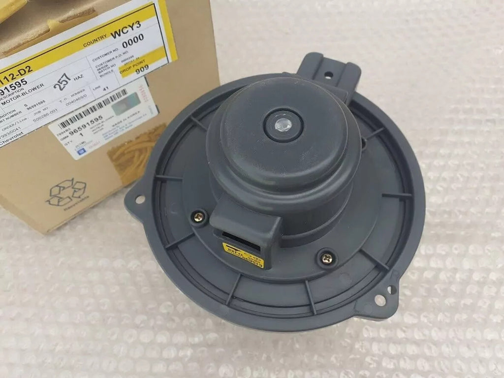 HVAC Blower Motor Fan fits Daewoo Chevrolet Spark Matiz M200 96591595 Genuine View Rear