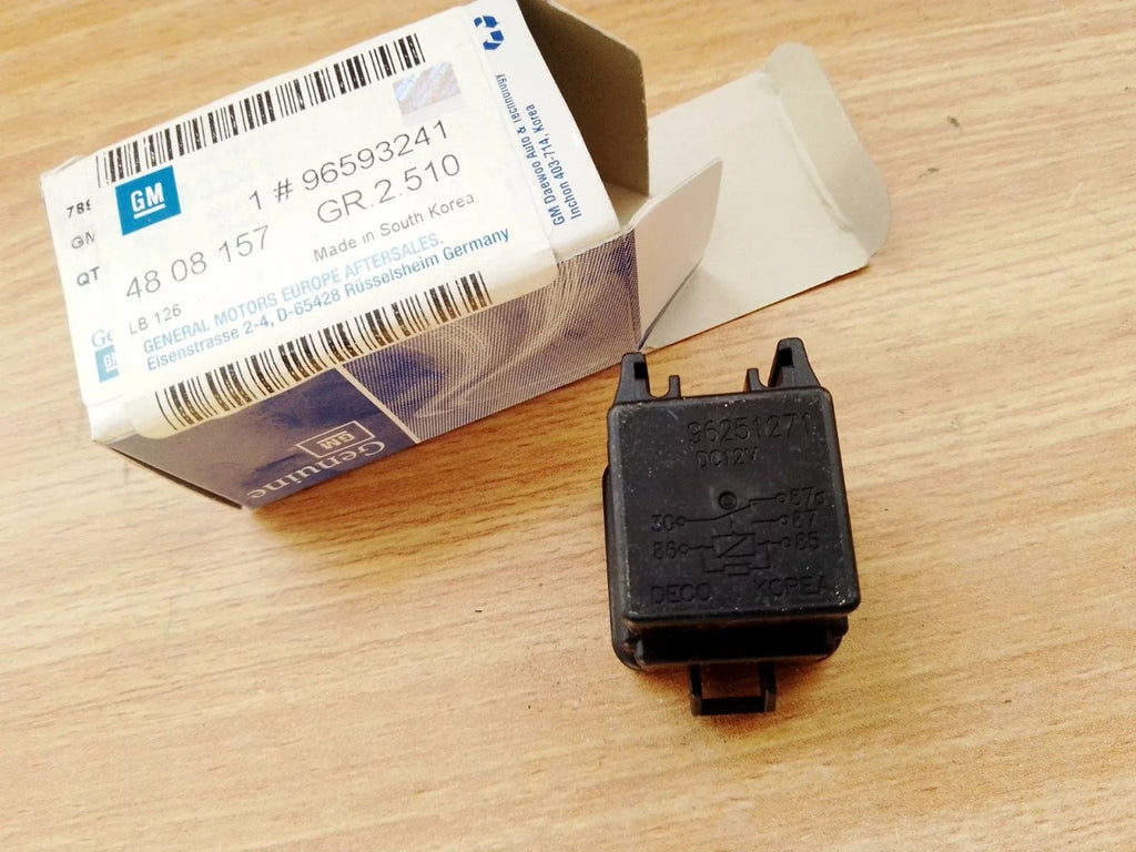 Relay fits Opel Vauxhall Antara 96593241 Genuine View Rear