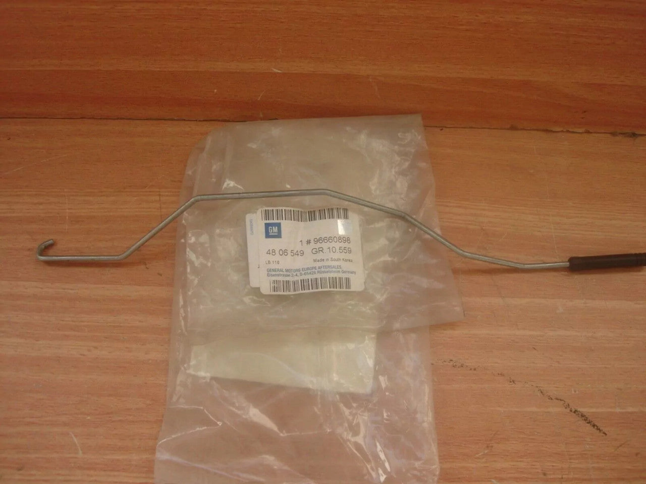 Door Lock Rod with Knob Front Right fits Opel Vauxhall Antara 96660898 Genuine View Front