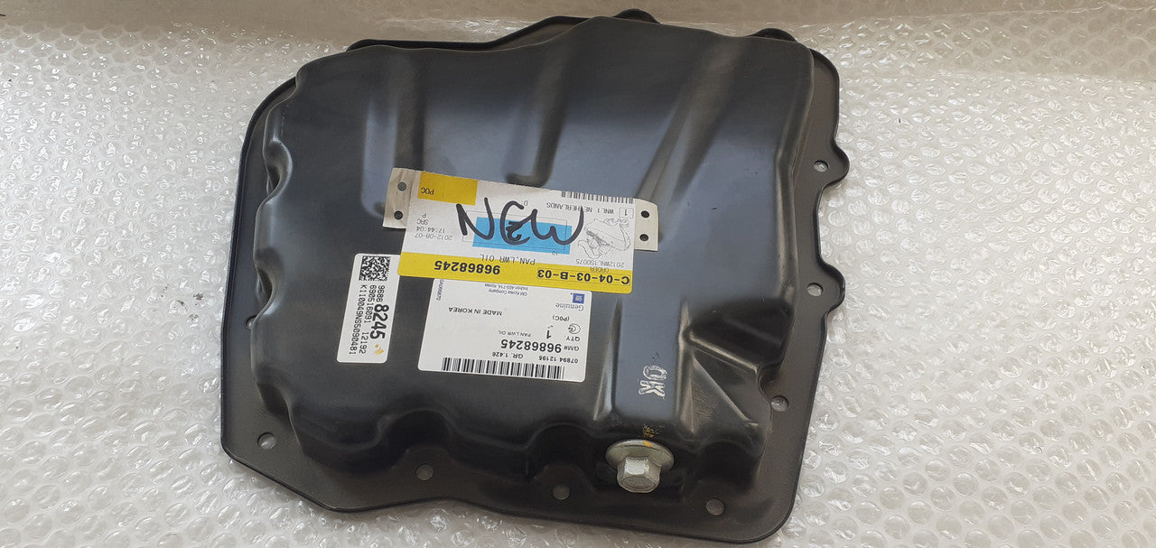 Oil Pan Lower fits Opel Vauxhall Antara Chevrolet Captiva A22DM Diesel 96868245 Genuine View Front