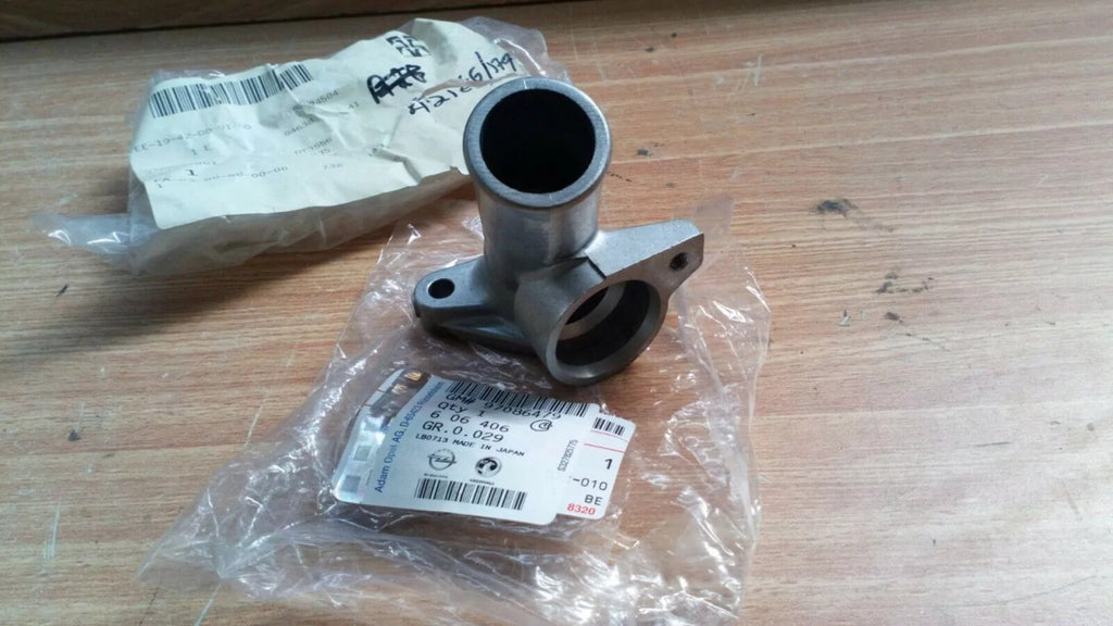 Water Inlet Flange fits Opel Vauxhall Corsa B Astra F Vectra A Diesel 97086479 View Front