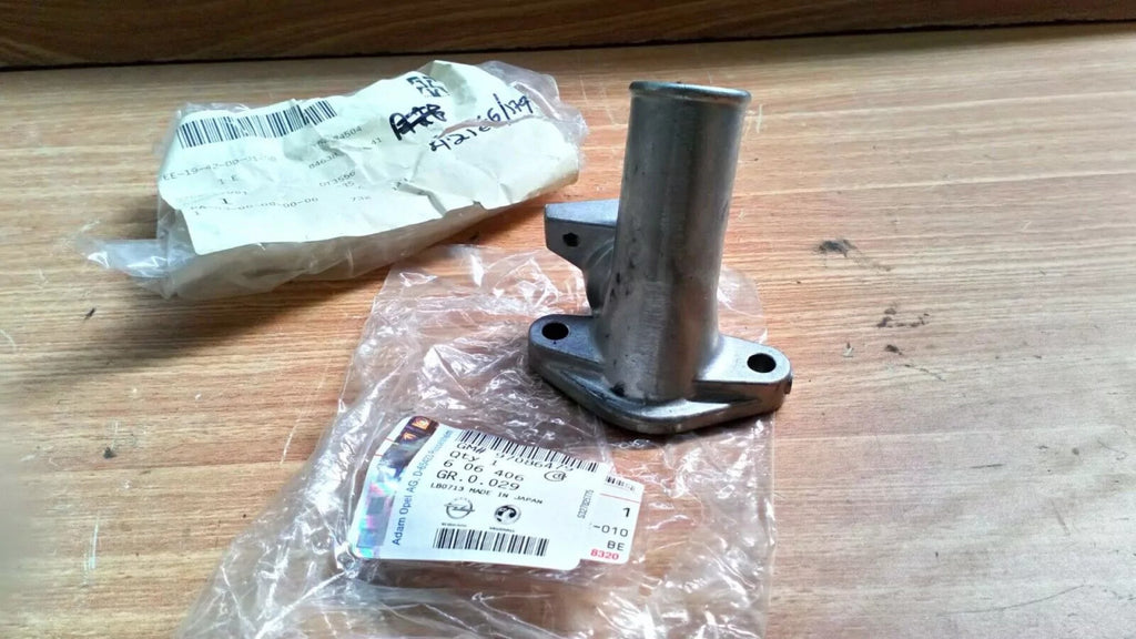 Water Inlet Flange fits Opel Vauxhall Corsa B Astra F Vectra A Diesel 97086479 View Rear