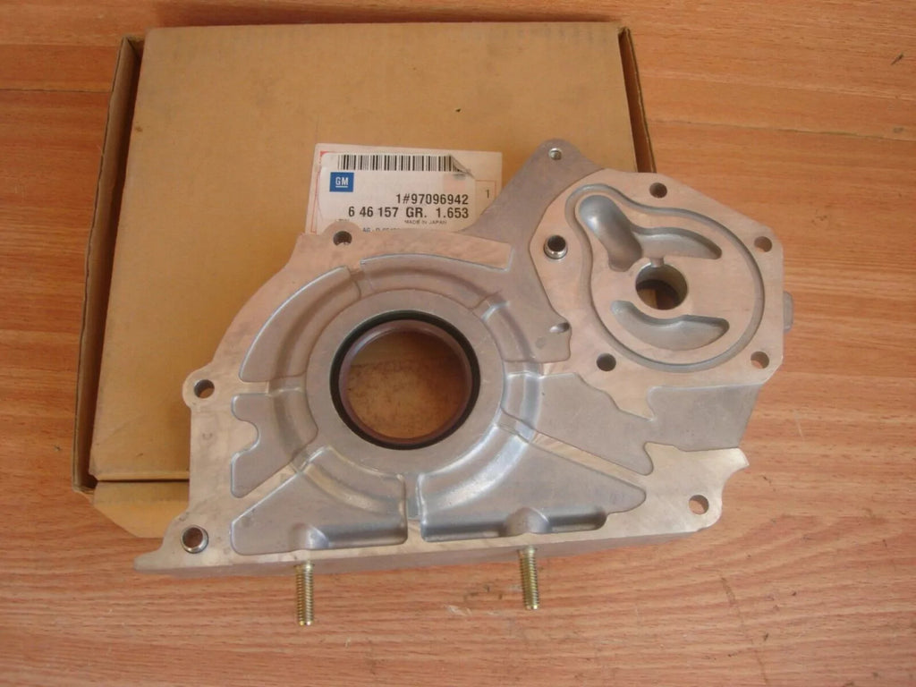 Oil Pump Housing fits Opel Kadett E Corsa B Vauxhall Astra 15TD 97096942 Genuine View Rear