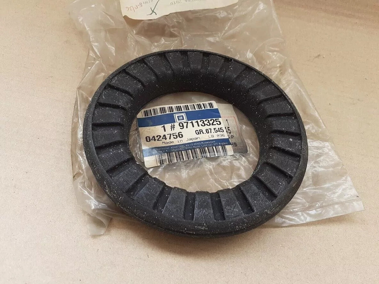 2x Coil Spring Damper Rear Upper fits Opel Vauxhall Frontera A Isuzu MU 97113325 View Front