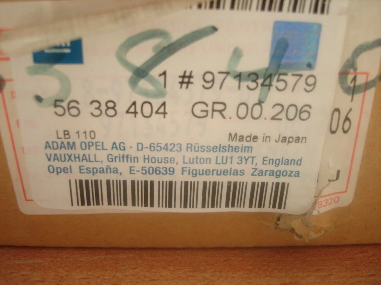 Cover Timing Belt Upper fits Opel Astra F Vectra B Corsa B 1.7 Diesel Genuine 97134579 View Right