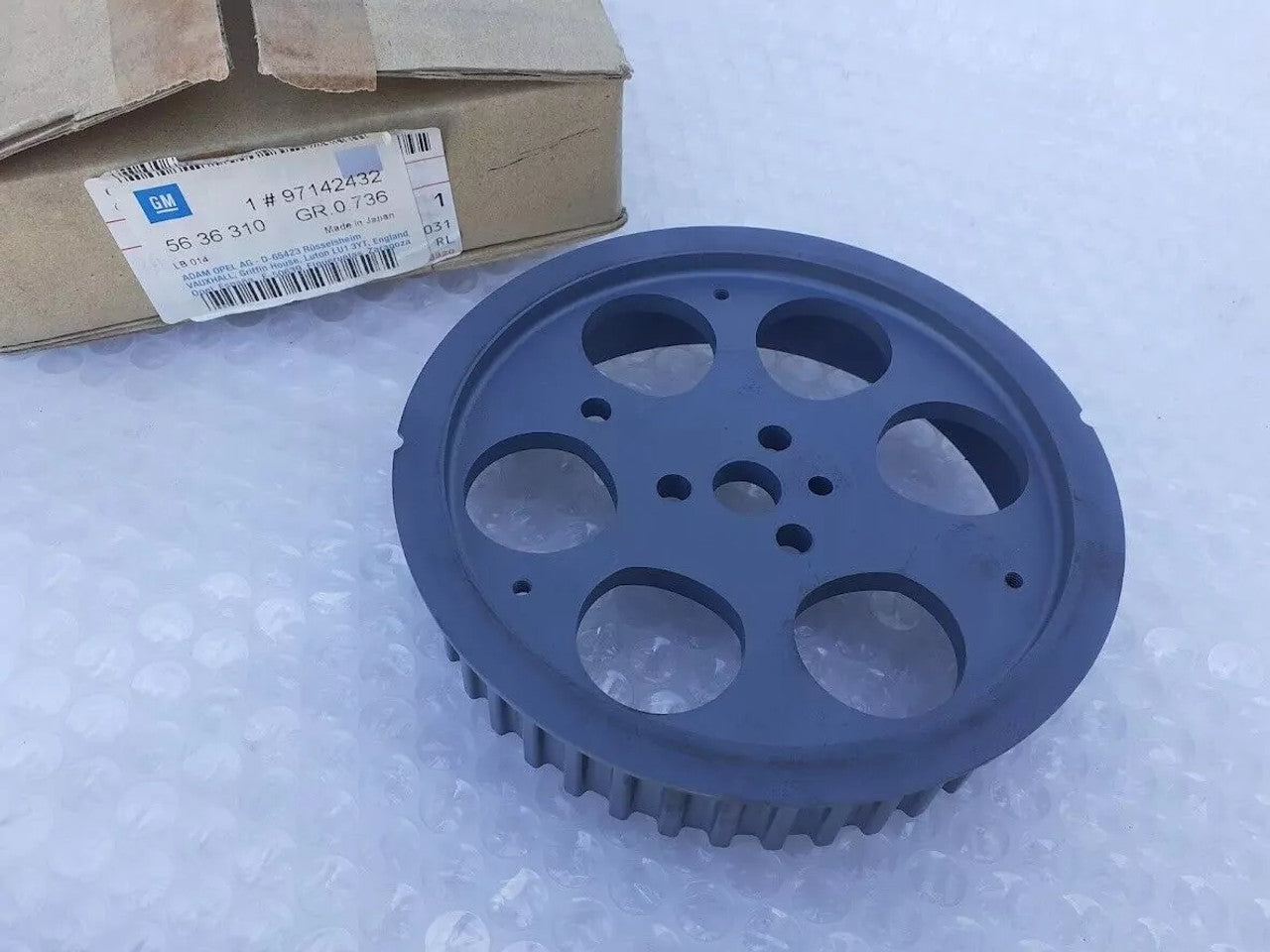 Camshaft Sprocket fits Opel Vauxhall Corsa B Astra F Vectra B 15 17 Diesel 97142432 View Right