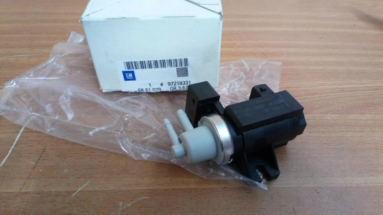 Valve Solenoid fits Opel Vauxhall Y17DT Y17DTL Z17DTR 97218331 Genuine View Rear