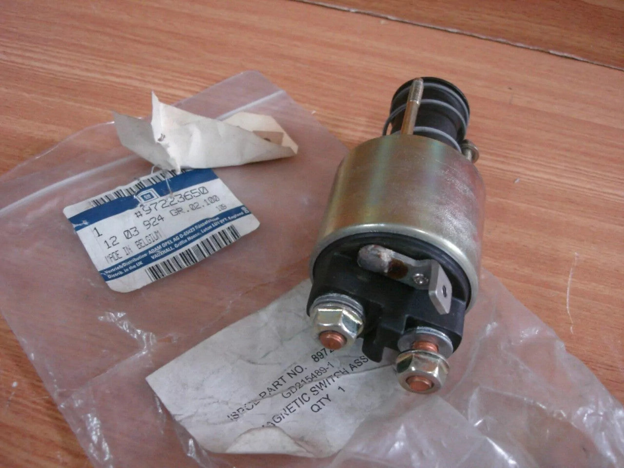 Starter Switch fits Opel Vauxhall Corsa C Astra G H Y17DT Y17DTL 97223650 View Right
