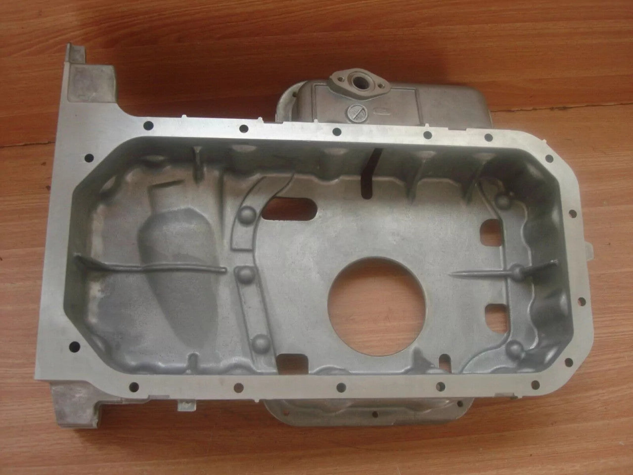 Oil Sump Pan Upper fits Opel Astra G Zafira A Corsa C CDTi Y17DT Y17DTL Genuine 97240799 View Front