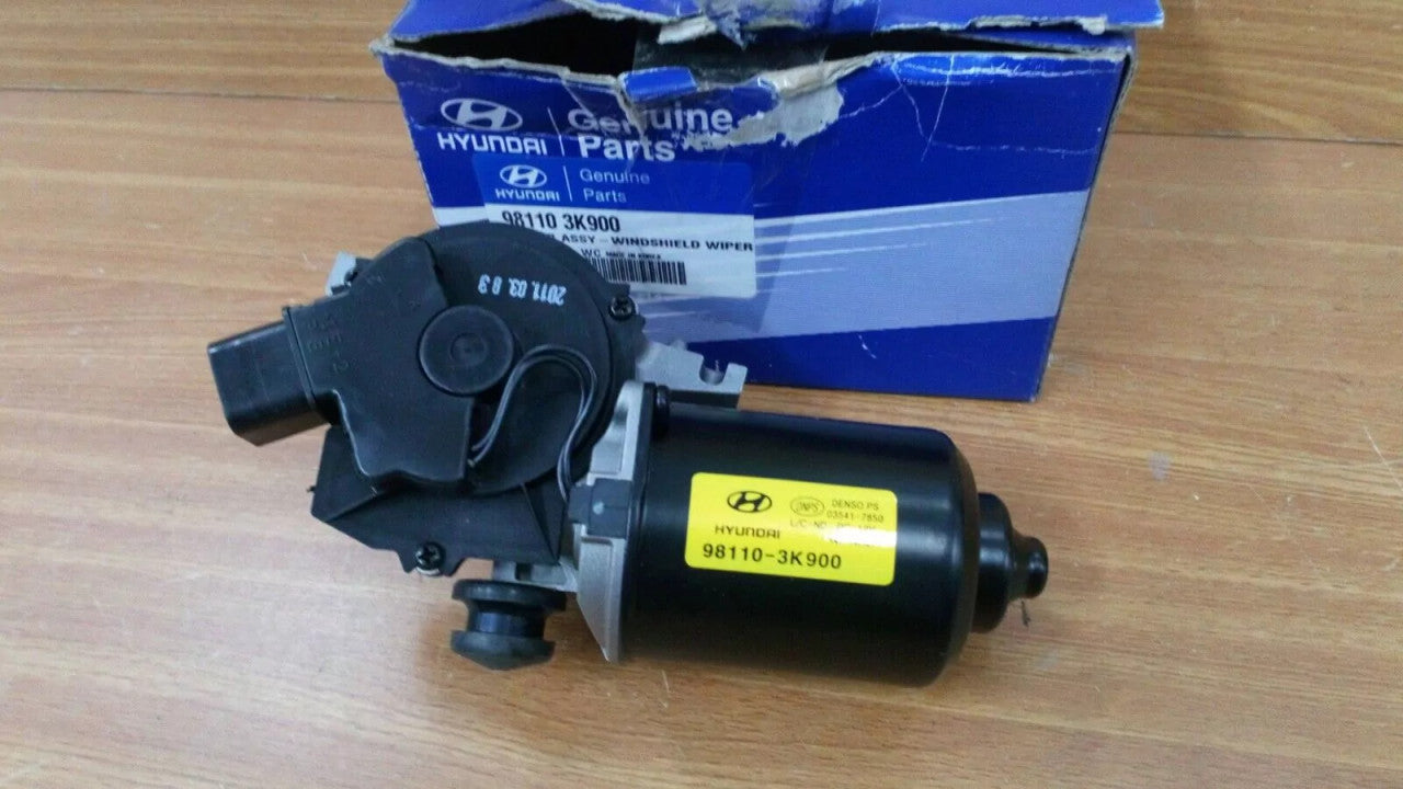 Front Windshield Wiper Motor fits Hyundai Sonata 981103K900 Genuine View Upper