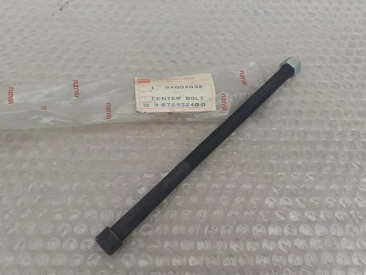 Rear Leaf Spring Centre Bolt fits Isuzu Bus Truck 9876932400 Genuine View Rear