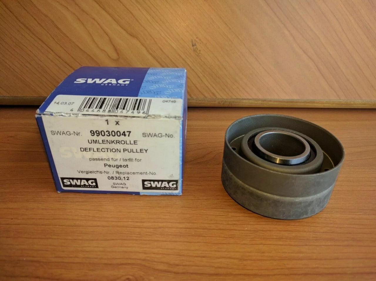 Pulley Timing Belt fits Citroen XM Jumper Relay Box Peugeot 605 Boxer 99030047 View Rear