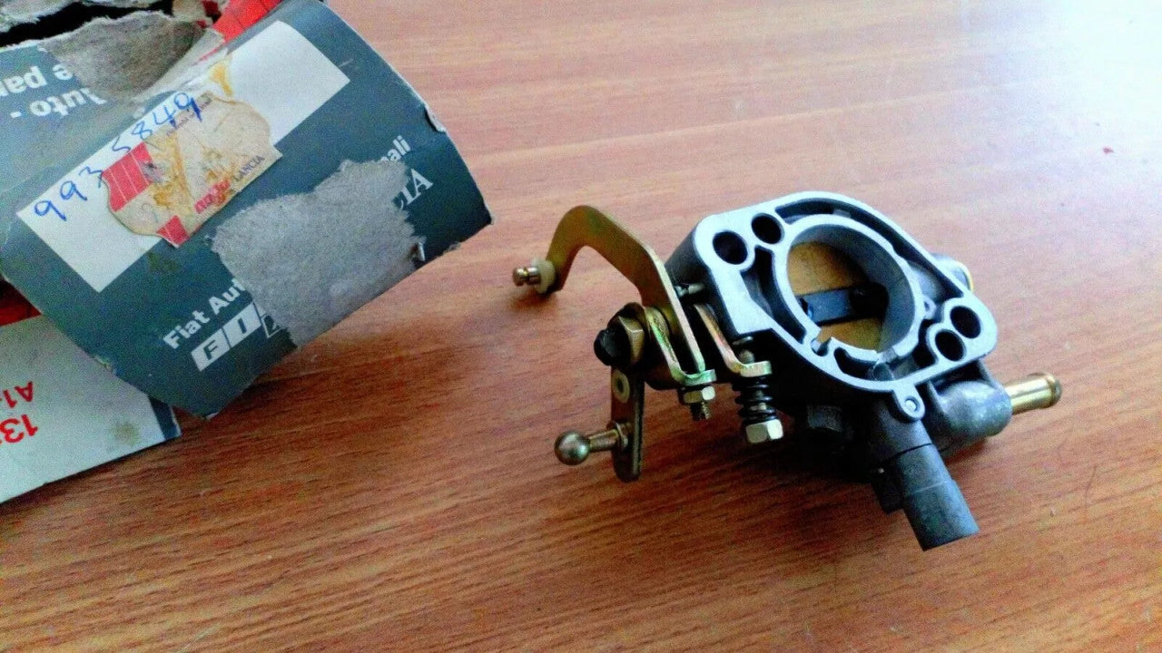 Carburetor Throttle Solex fits Fiat 128 Ritmo 9935849 Genuine View Rear
