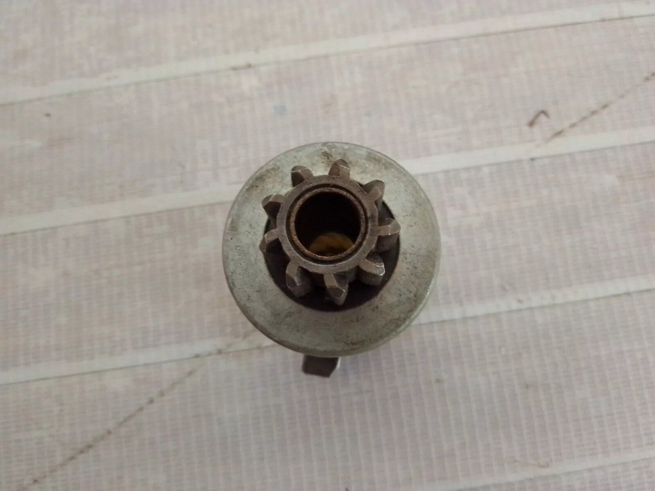 Starter Motor Gear fits Lancia Delta 9936049 Genuine View Rear