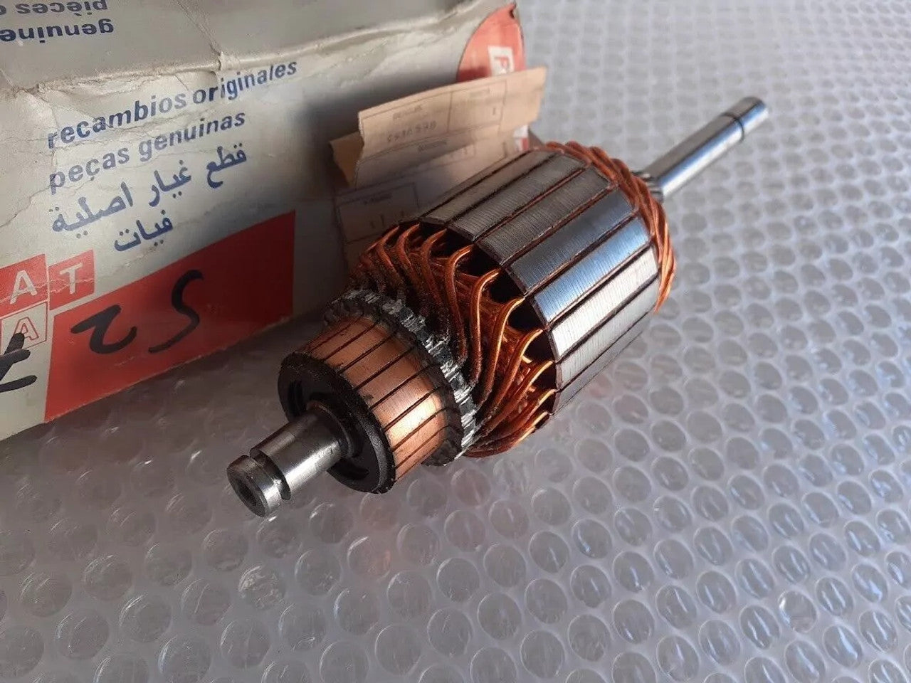 Starter Motor Armature fits Fiat Elba Uno Turbo Fiorino Lancia Delta 9936598 View Right