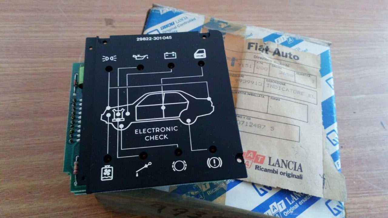 Indicator Panel Check Control fits Fiat Regata 9939913 Genuine View Front