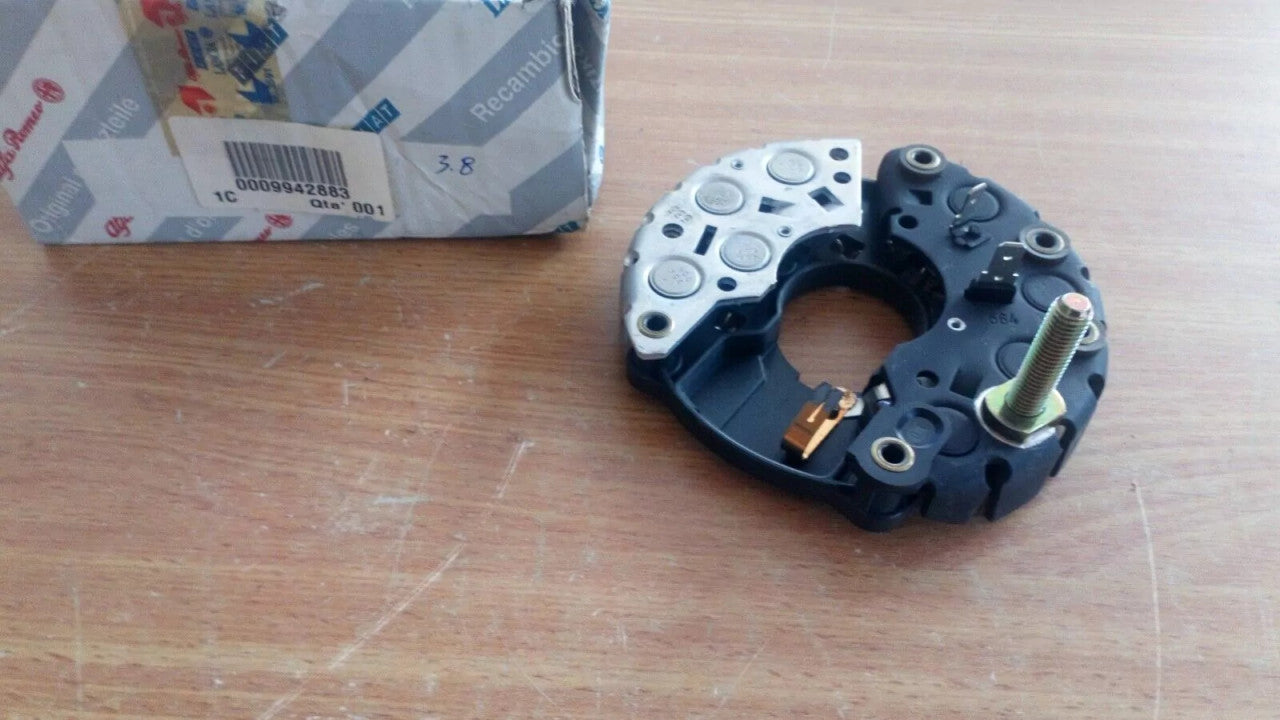 Alternator Rectifier fits Fiat Lancia Alfa Romeo 9942883 Genuine View Front