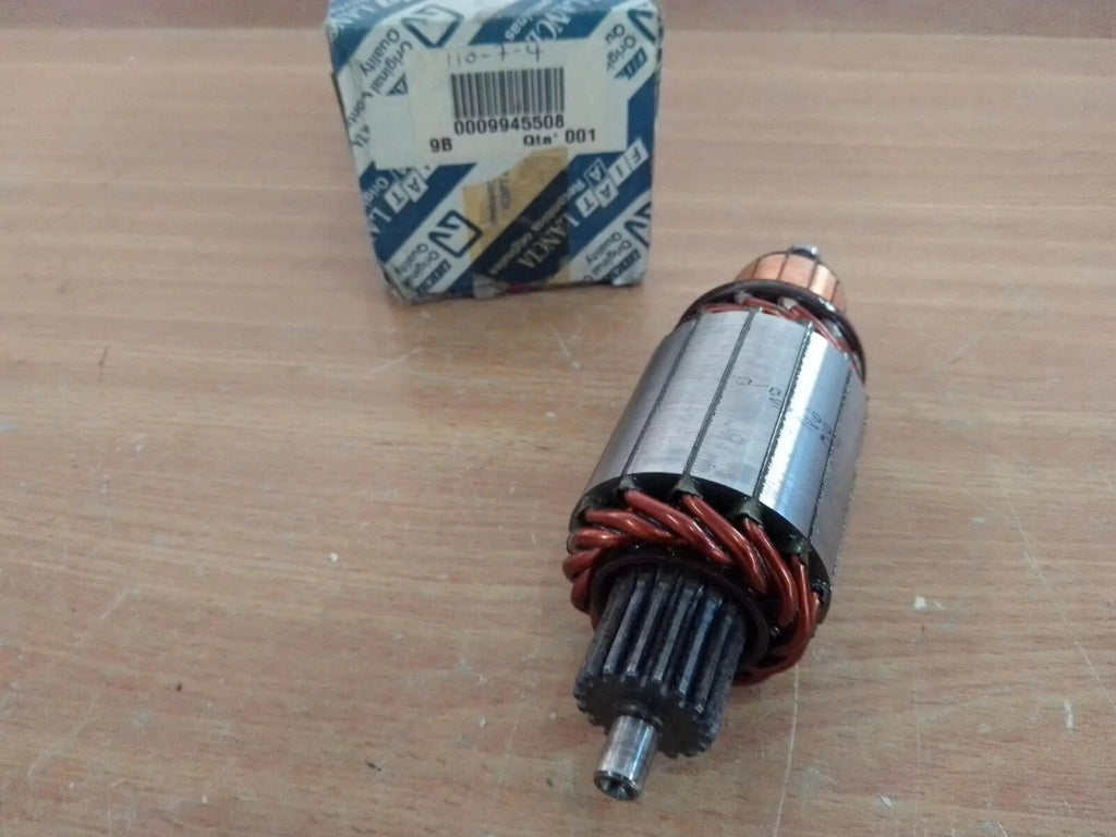 Starter Armature fits Fiat Lancia Alfa Romeo 9945508 Genuine View Front