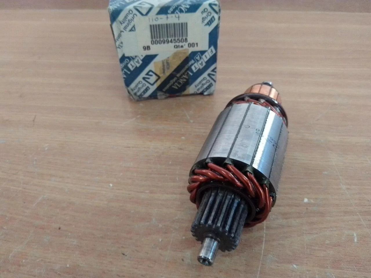 Starter Armature fits Fiat Lancia Alfa Romeo 9945508 Genuine View Front