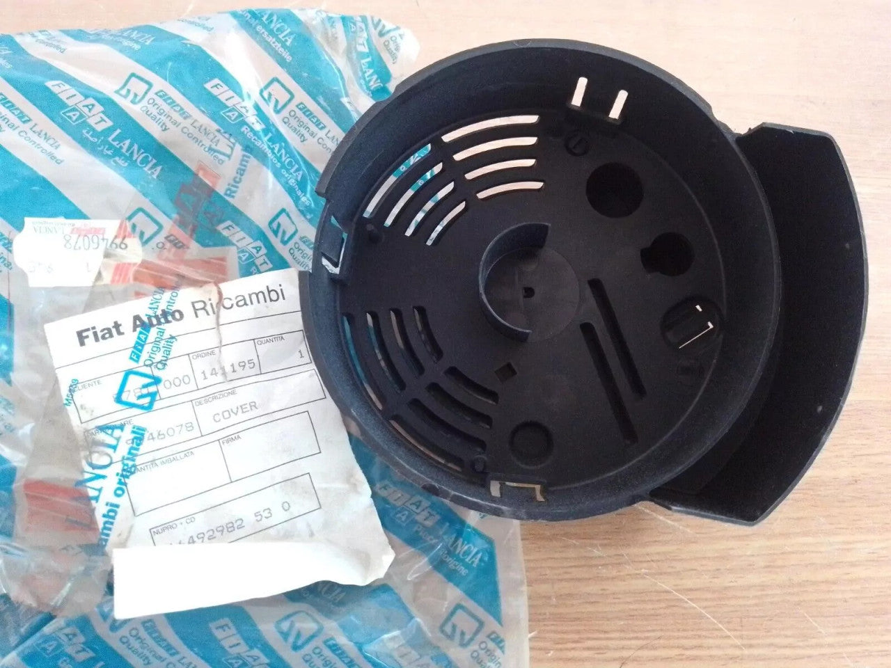 Alternator Housing Protector fits Fiat Punto 9946078 Genuine View Rear