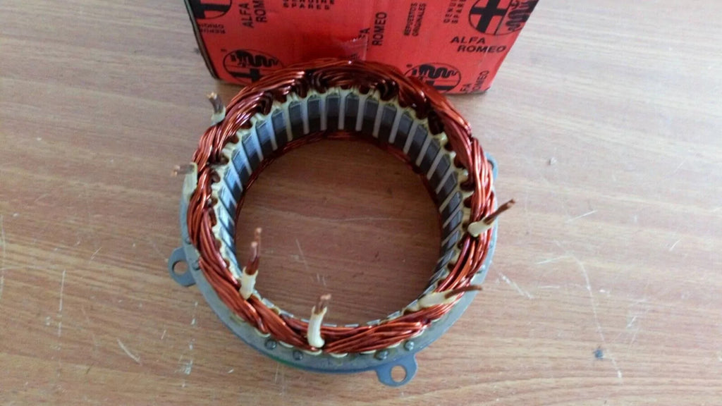 Alternator Stator fits Alfa Romeo 145 146 155 164 GTV Spider 9946758 Genuine View Rear