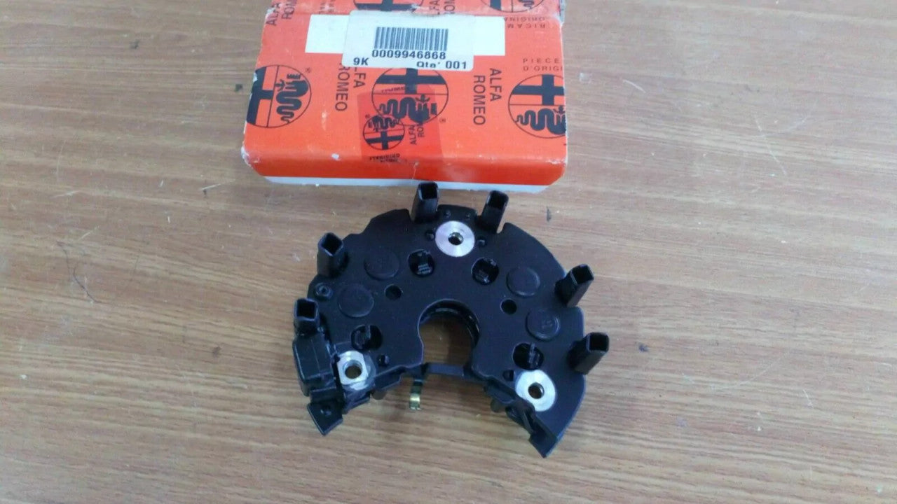 Alternator Rectifier fits Alfa Romeo 155 164 9946868 Genuine View Front