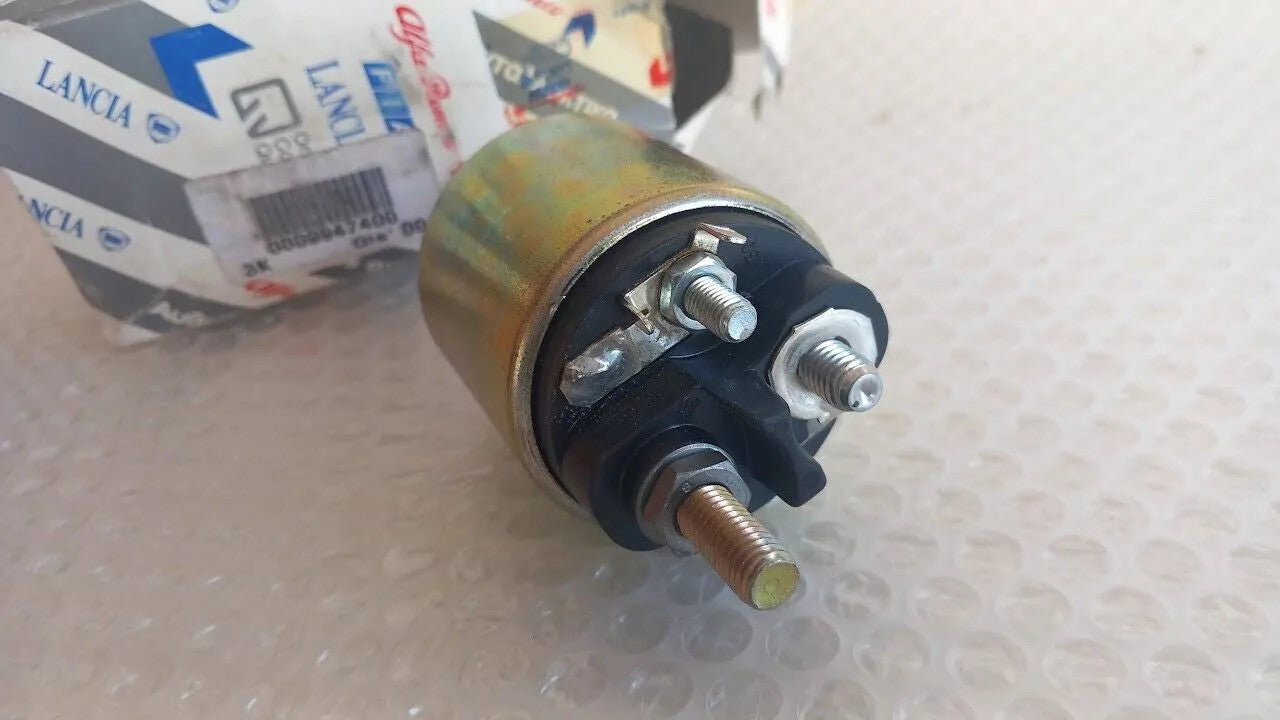 Starter Solenoid fits Fiat Lancia Alfa Romeo 9947400 Genuine View Rear