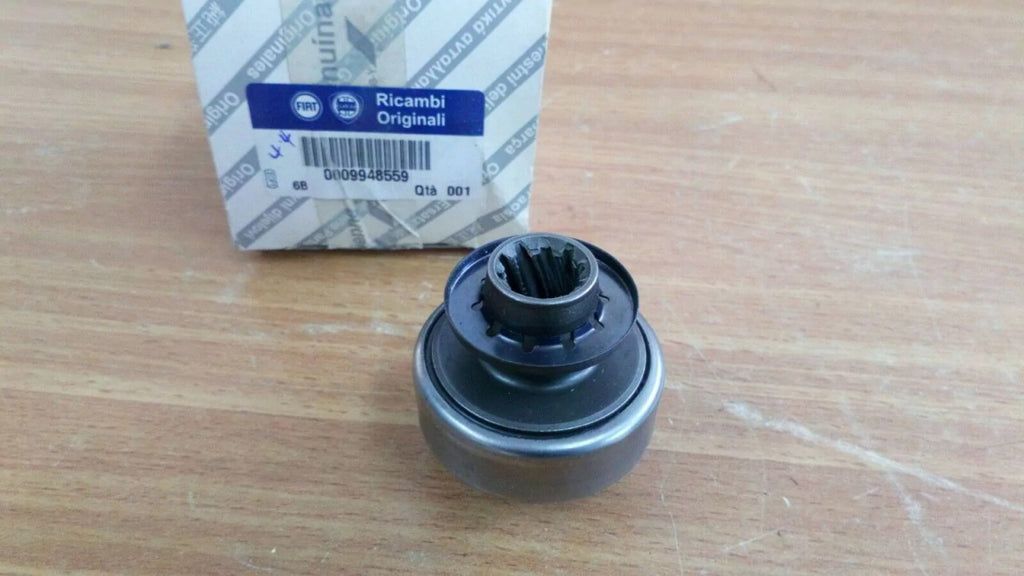 Starter Motor Drive fits Fiat Scudo Ducato Bravo Brava Stilo 9948559 Genuine View Rear