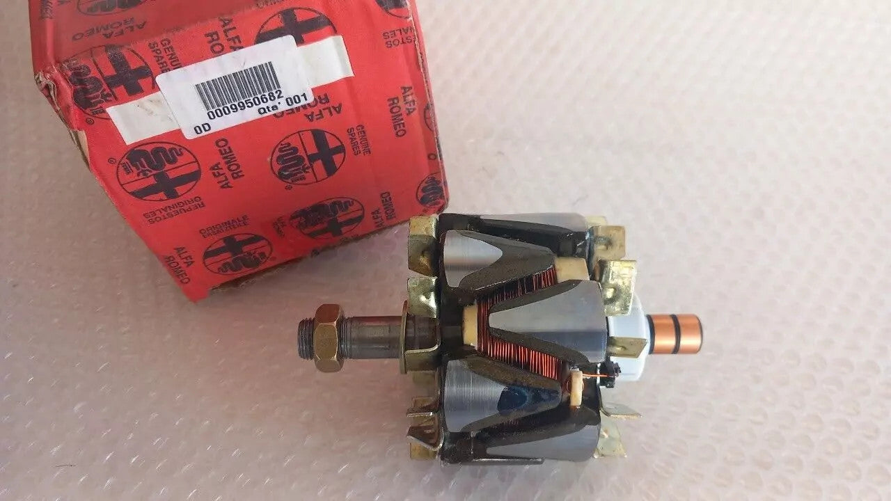 Alternator Rotor fits Fiat Lancia Alfa Romeo 9950682 9946939 Genuine View Front