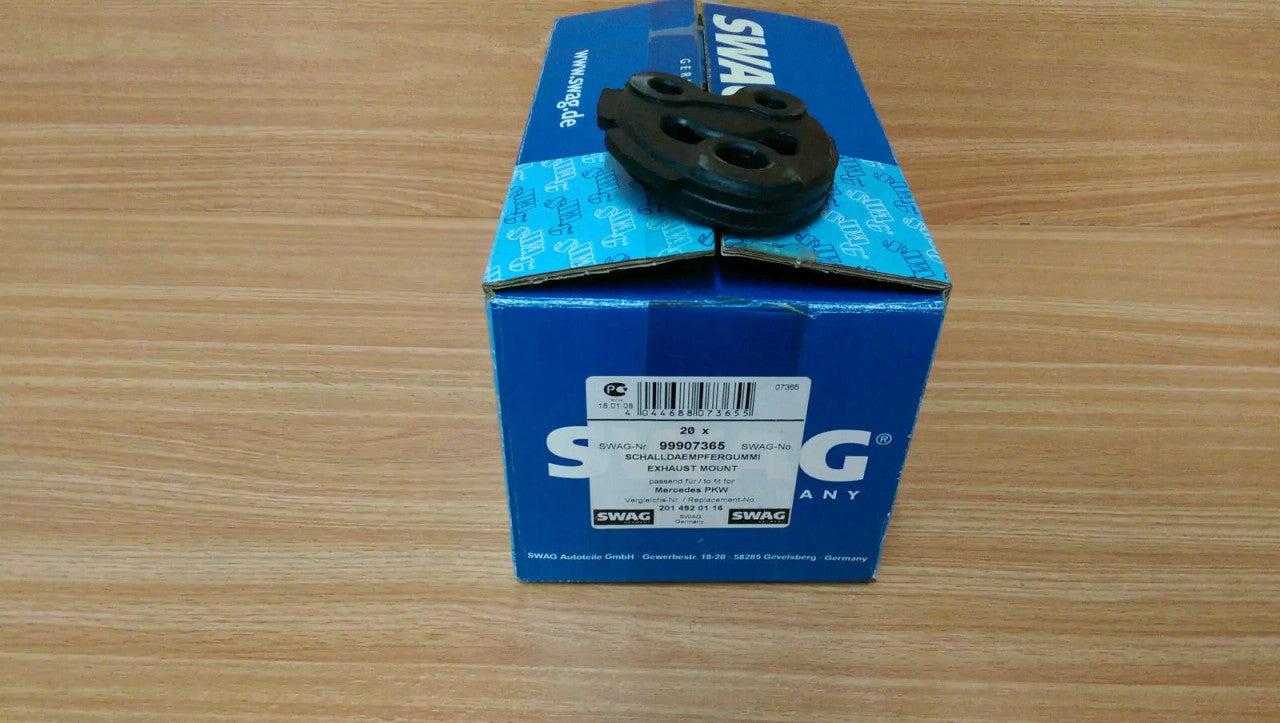 Exhaust Hanger fits Mercedes Benz E-Class Kombi W124 W201 S124 A124 99907365 View Rear