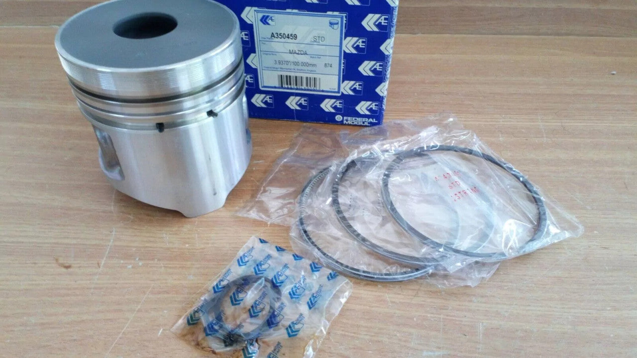 4x Pistons fits Mazda Titan T3500 SL 100mm Bore STD A350459/STD View Front