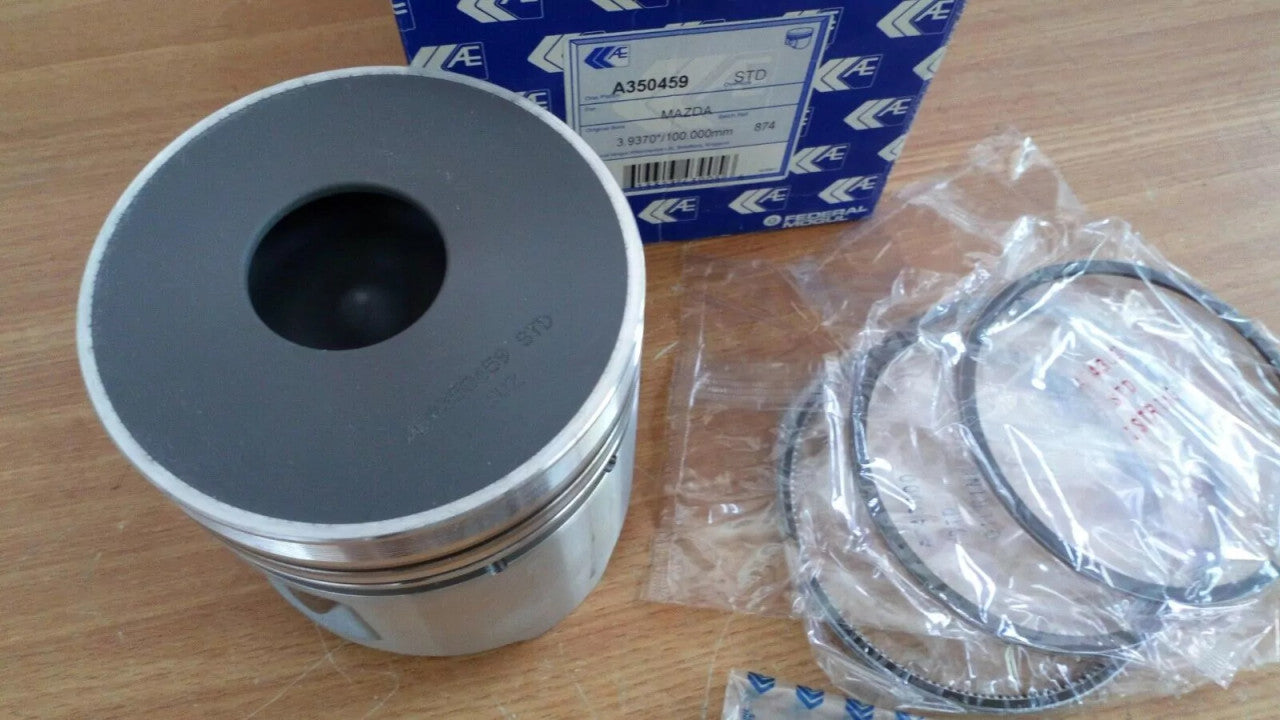 4x Pistons fits Mazda Titan T3500 SL 100mm Bore STD A350459/STD View Right