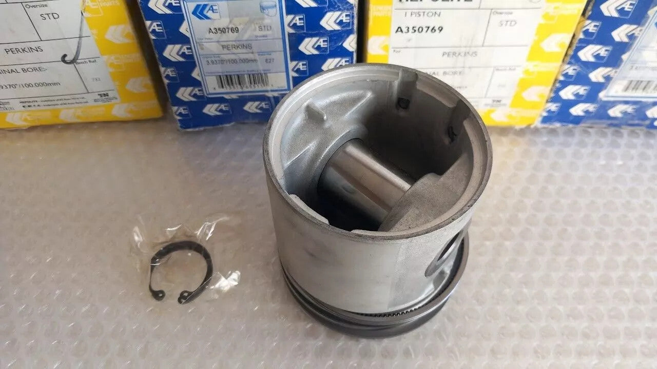 1x Piston fits Perkins 1004-4 1006-6 100mm Bore STD A350769/STD View Rear