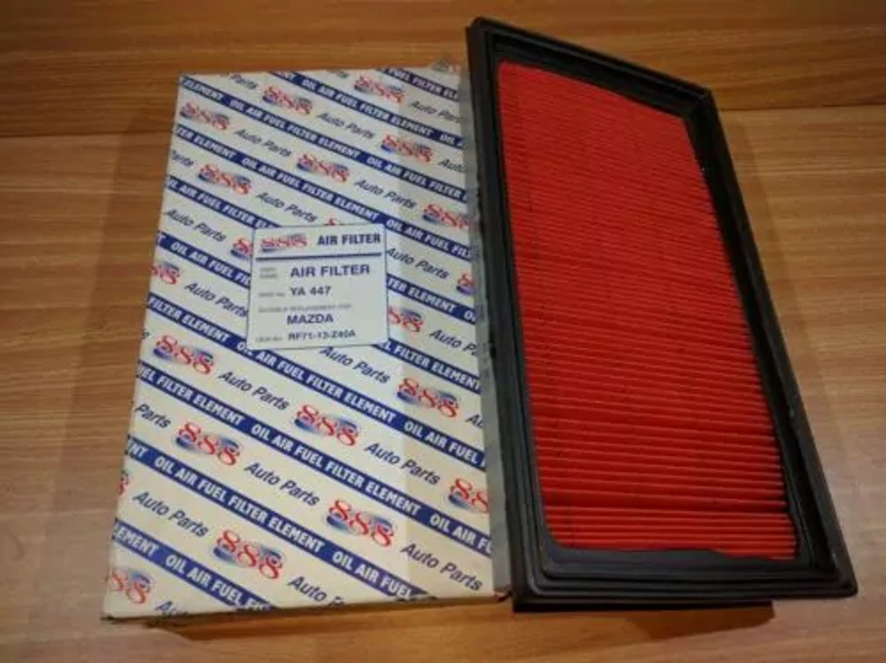 Air Filter fits Mazda 626 Capella GD GV GE 2.0 Diesel RF Engine A447 View Rear