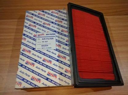 Air Filter fits Mazda 626 Capella GD GV GE 2.0 Diesel RF Engine A447 View Rear