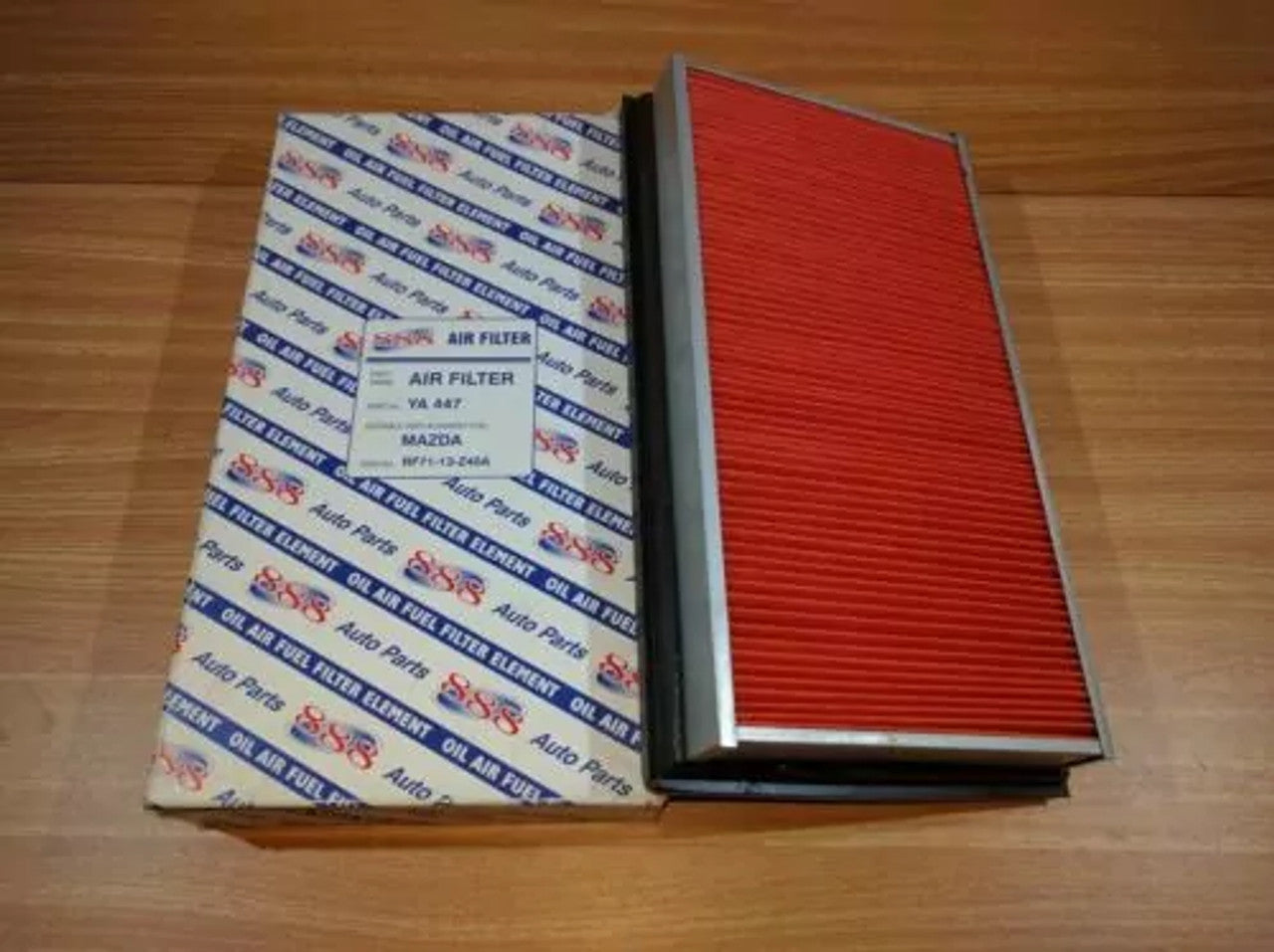 Air Filter fits Mazda 626 Capella GD GV GE 2.0 Diesel RF Engine A447 View Right